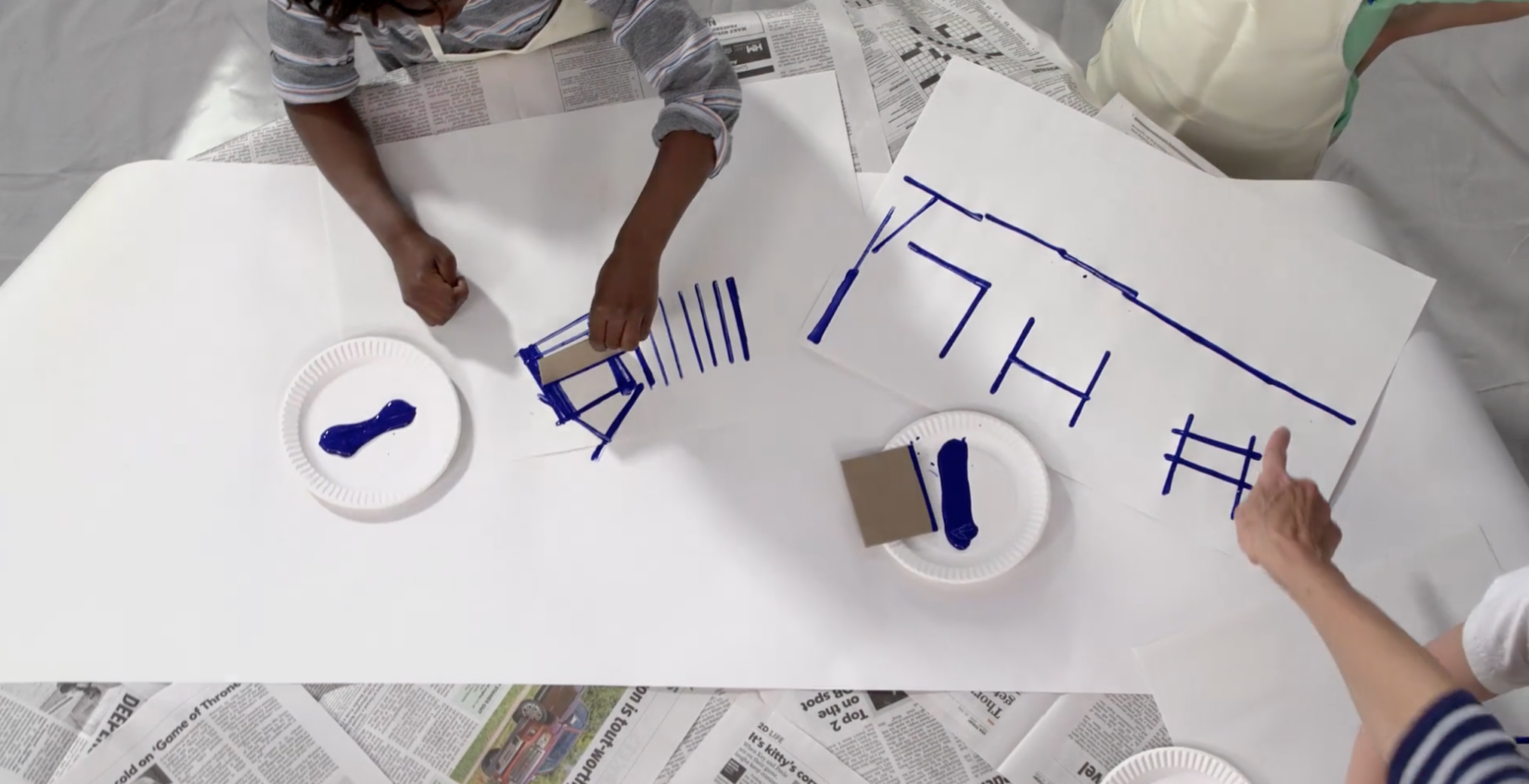 Unlocking creativity thinking with a line