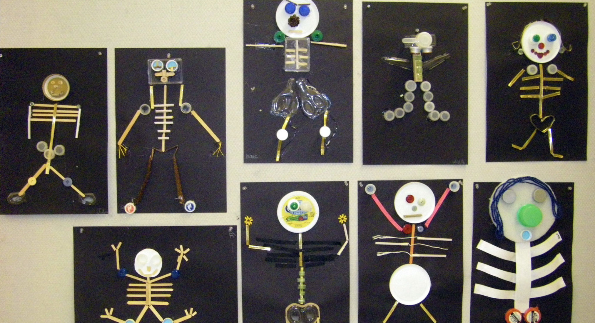skeleton drawings